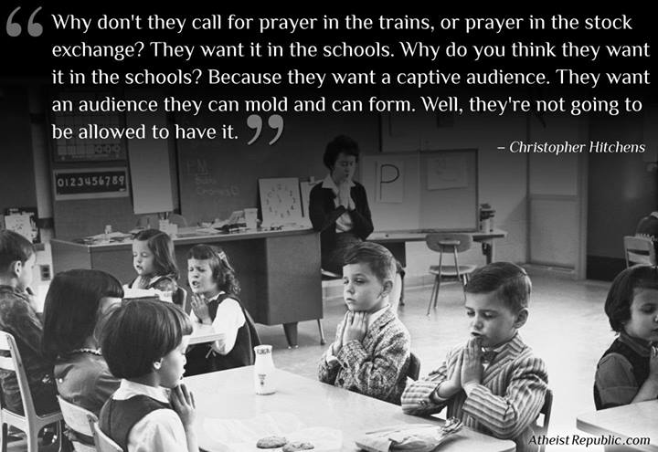 prayer should be allowed in school
